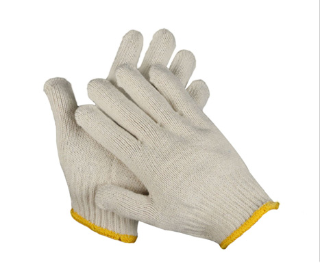 White Cotton Work Gloves